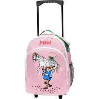 Peppi Pitkätossu Pippi Rullväska, Rosa - Pink - ONE SIZE