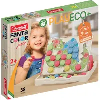 Quercetti Puikkomosaiikki - Fantacolor Junior 3D - 58 Osaa - 841 - - OneSize - Askartelusetit
