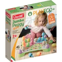 Quercetti Eco+ Jumbo Peggy Rakennussarja 2-6 Y Pojat, Tytöt