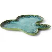 HK Living Shell tarjoiluastia Teal