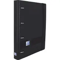 Oxford Hamelin Kansio 4 A4+ Polyfoam Muovi Kuminauhalla Sisältää 5x5 Ruudukon Ja 5 Live & Go-kuminauhaa