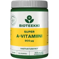 Bioteekin Super A-vitamiini 50 kaps. ravintolisä