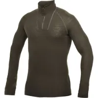 Woolpower Men's Zip Turtleneck Lite Pine Green Kerrasto yläosat S