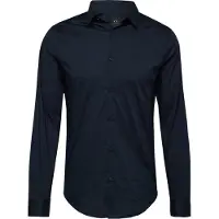 Armani Exchange for man. 8NZC31ZN28Z1510 Navy Block Shirt (XS), Casual, Party, Cotton, Classic, Long sleeve