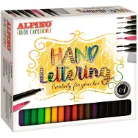 Alpino Täydellinen Kirjainluonnosten Ja Kalligrafian Setti