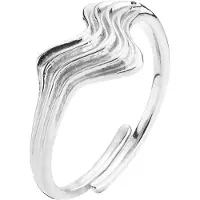 Sistie Silke X Ring Silver Onesize