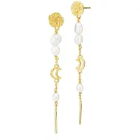 Sistie Marina Earstuds Gold Plated