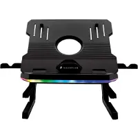 Surefire Portus X2 taitettava kannettavan tietokoneen teline RGB:llä - Monitoiminen - 1 Kpl