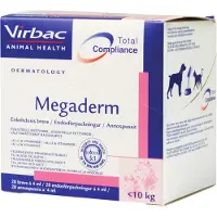 Virbac - Megaderm White 4 ml x 28 kpl - Koirat - Koiran hoito ja ravintolisät - Ravintolisät ja koiran vitamiinit