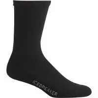 Icebreaker Men's City Lite Crewe Black Arkisukat 44.5-46.5