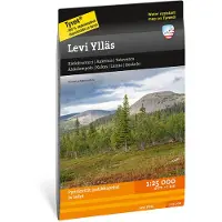 Levi Ylläs Tyvek retkeilykartta