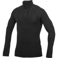 Woolpower Zip Turtleneck Lite Black - L