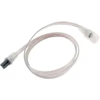 Therm-ic Extension Cord 80cm (1 pair) Black Transparent OneSize