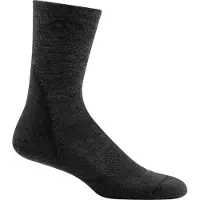 Darn Tough Men's Light Hiker Micro Crew Light Cushion Black Retkeilysukat S