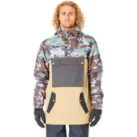 Rip Curl Men's Primative Anorak Jacket Dark Khaki Laskettelutakit vuorettomat M