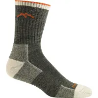 Darn Tough Men's Hiker Micro Crew Sock Cushion Olive Retkeilysukat XXL (50-53)