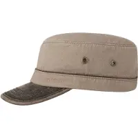 Stetson Army Cap Cotton Brown Lippalakit M