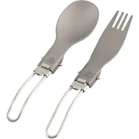 Robens Folding Alloy Cutlery Set NoColour Silver OneSize