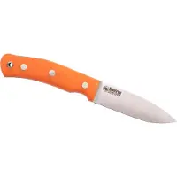 Casström No.10 Swedish Forest knife Sandvik Full Flat G10 veitsi, oranssi