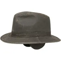 Stetson Cotton Traveller With Ear Flaps Brown 61/XL