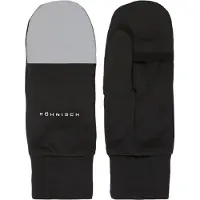 Röhnisch Women's Glow Running Mittens Black Treenikäsineet One Size