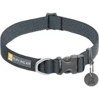 Ruffwear Hi & Light Collar Basalt Gray Koirien valjaat ja kaulapannat 23-28