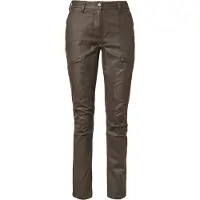 Chevalier Women's Vintage Pants Leather Brown 44W