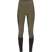 Norrøna Senja Equaliser Stretch Tights W's Olive Night/Caviar - M