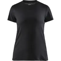 Craft Women's Adv Essence Short Sleeve Tee Black Lyhythihainen treenipaita XS