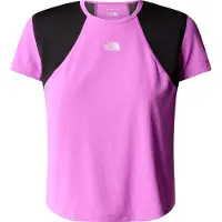 The North Face Women's Lightbright Short Sleeve Tee Violet Crocus/TNF Black S