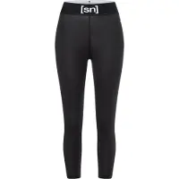 Super.natural Women's Tundra175 Tight 3/4 Jet Black Kerrasto alaosat M