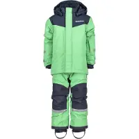 Didriksons Kids' Skare Set Dusty Lime Lämminvuoratut takit 90