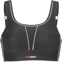 Swegmark Movement Sports Bra Coolmax Moulded Cups - Black - C x 70
