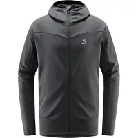 Haglöfs Men's Frost Mid Hood Magnetite Välikerrospuserot M