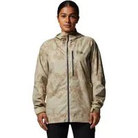 Mountain Hardwear Women's Stretch Ozonic Jacket Moab Tan Print Sadetakit M