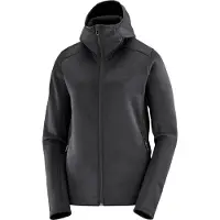 Salomon Women's Sntial Midfleece Deep Black Välikerrospuserot L