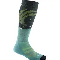 Darn Tough Women's Aurora OTC Lightweight With Cushion Aqua S
