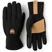Hestra Merino Windwool Liner - 5 Finger Black - Black - 6