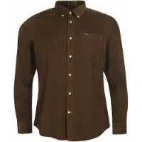 Barbour Ramsey Tailored Cord Shirt Men Brown S