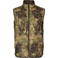 Härkila Men's Deer Stalker Camo Reversible Packable Waistcoat Willow Green/Axis MSP Forest Willow Green/Axis MspForest M
