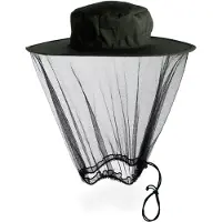 LifeSystems Midge/Mosquito Head Net Hat, hyttysverkko hattu