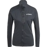 Adidas Women's Terrex Xperior Cross Country Ski Soft Shell Jacket Black Softshell-takit S
