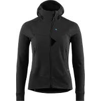 Klättermusen Women's Hugin Zip Hoodie Raven/Raven Välikerrospuserot Raven-Raven L