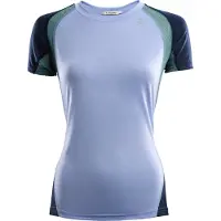 Aclima Women's LightWool Sports T-shirt Purple Impression/Navy Blazer/North Atlantic Purple Impr/NavyBlazer/NorthAtlantic XS
