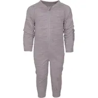 Lindberg Kids' Merino Overall Grey Melange Kerrasto setit 86/92
