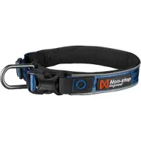 Non-Stop Dogwear Roam Collar Blue Koirien valjaat ja kaulapannat L
