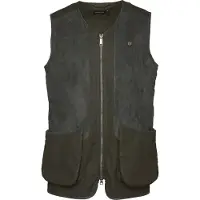 Chevalier Men's Vintage Dogsport Vest Leather Brown XL