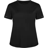 Röhnisch Women's Team Logo Tee Black Lyhythihainen treenipaita XS