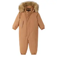 Reima Kids' Gotland Reimatec Winter Overall Peanut Brown Haalarit 98