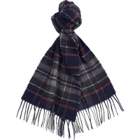 Barbour Unisex New Check Scarf Navy/Dark Ginger Kaulaliinat One Size